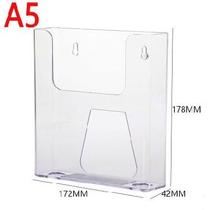 Folding-hanging display stand Billboard exhibition frame leaflet hanging wall type a4 color page insert paper box wall hanging plexiglass