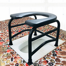 Squat toilet Small bench toilet Indoor elderly toilet stool Mobile home toilet chair Pregnant woman stool portable