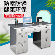 TCM desk office study case in the medical examination number 304 stainless steel hospital reception desk test