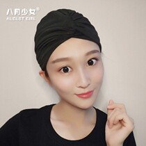  Brand swimming cap female long hair special non-le head cute Korean Japanese face small big head circumference black adult tide cloth
