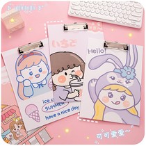 A4 document board clip Paper student large exam writing pad Board Paper data storage book clip Office stationery