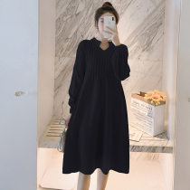 Pregnant women dress autumn suit fashion dress 2021 New Net red tide Hot Mom personality coat skirt spring and autumn
