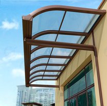 Outdoor rainproof aluminum alloy sun shed villa balcony terrace courtyard sunshade home rain