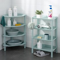 Washbasin storage rack toilet rack bathroom washing basin shelf toilet floor-standing tripod plastic household