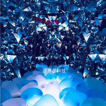 Custom diamond tunnel Shopping mall activities Art exhibition Creative kaleidoscope source factory factory direct sales