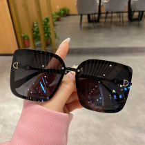 Ultra light glasses female summer sun protection 2022 new tide sunglasses ins anti-UV shading polarized sunglasses female