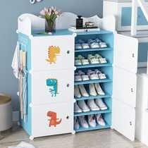 Storage cabinet Drawer type plastic simple shoe cabinet Household childrens toy locker Baby shoe shelf Economical