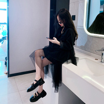 Net Red Fried Street Fashion Girl Suit Girl Suit Dress Dress Foreign Air Girl Princess Skirt Children Skirt Two-piece Set