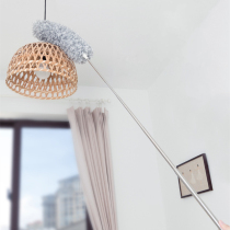 Retractable feather duster dust remover lengthened roof air conditioner dust removal brush ceiling cleaning brush