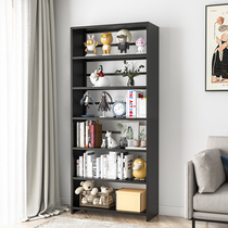 Iron Art Bookshelves Landing Bookcase Childrens Bookshelves Living-room Shelf Simple library Bookshelf Sub-floating window containing shelf