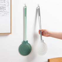 The fly swatter is not rotten. Durable household large plastic long handle thickened fly swatter to kill mosquito