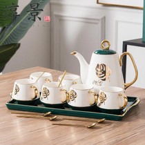 Light luxury ceramic afternoon tea tea set set Nordic water Cup modern simple home high-grade gift exquisite gift
