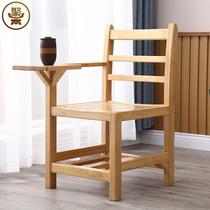 Solid wood training chair with writing board training table and chair integrated table and stool conference room chair student conference chair with table Board