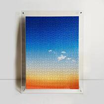 Puzzle photo frame 50 hanging wall 1000 sheet frame transparent acrylic book-framed simple wind picture frame showing 70 swing table
