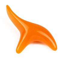 Resin beeswax triangle massage sparrow foot therapy cone fork foot massager manual foot massage stick acupoint meridian cone