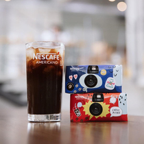 Dim mountain (spot)) Nestle disposable film camera coffee set Thai Star with the same Thailand