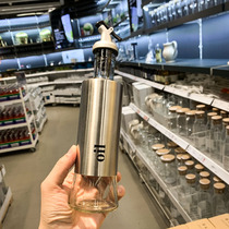 (self-reserved with a practical) oil bottle glass anti-leaking oil jug home without leaking oil cans Vinegar Pot Soy Sauce Vinegar