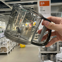 Transparent and internally visible with scale INS wind handheld semi-natural powder sieve powder sieve baking tool