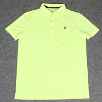 Export Japan and South Korea golf JL quick-drying fabric lapel perspiration breathable mens collar short-sleeved T-shirt