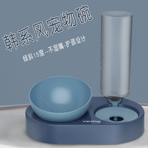 Cat food Basin drinking water integrated large capacity pet automatic water feeding artifact cat food feeder cat food Basin Dog Basin