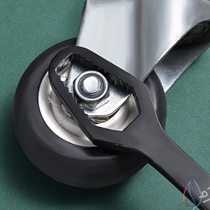 Multifunctional plum wrench movable valve plate single double head self-tightening universal repair disassembly narrow wrench
