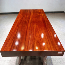 Okan Big Board solid wood log tea table mahogany desktop book table Bhua pear walnut tea board tea table whole piece manufacturer