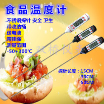 TP101 household kitchen probe thermometer oil temperature food thermometer milk powder water temperature meter (