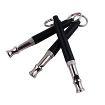 Pet training supplies pet dog flute trainer whistle pet dog training whistle stainless steel ultrasonic dog whistle