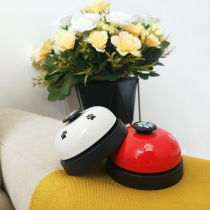 Pet dog trainer cat interactive pet footprints Bell Teddy call meal Bell dog intelligence toy Bell