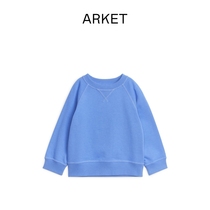 ARKET male and female child base pure cotton round neck long sleeve sweater 2022 spring new product 0491708093