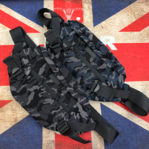 Tide brand messenger bag tooling bag mens European and American street casual hip-hop waist bag riding mobile phone shoulder bag camouflage chest bag