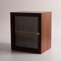 Jingdezhen Ceramic Auction Store High-grade Walnut Tea Storage Cabinet