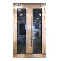 Santa Ferro Custom Fireproof Door Manufacturer Direct glass fireproof door 201304 stainless steel steel grade A B C