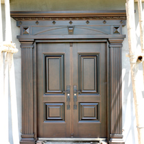 Zinc alloy villa door double door access door security door home country rural door stainless steel copper door
