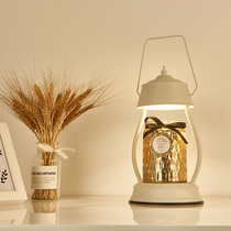 Aromatherapy melt wax lamp romantic and warm bedroom bedside lamp ins retro nostalgic melting candle lamp plug-in tune light