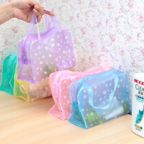 Cosmetic bag female portable large capacity male transparent travel travel artifact bath bag toiletries Storage Set