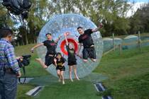 Roller Yo-yo Ball Fun Games Props Inflatable Touch Ball Collision Ball Adults Outdoor Water Walking Ball