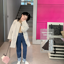 Lacquer Number Scout woman Grand Scout Han version Ocean Gas Great Clothes Winter Dress New Middle Child Thickened Jacket