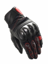 Knight net wind and free wind speed Pro motorcycle Sheep leather carbon fiber riding gloves male electric car locomotive