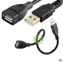 Metal USB hose USB night light USB extension cable Serpentine metal hose 4 cores for data transmission