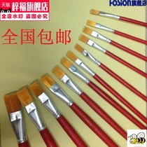 Brush brush industrial nylon hair row pen acrylic painting industrial paint brush paint pen does not shed water