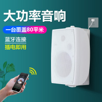 Dance studio dedicated indoor wall conference audio small classroom wireless Bluetooth active Wall microphone speaker set clothing shop subwoofer commercial
