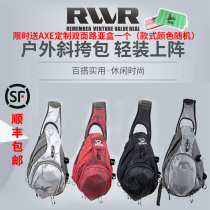 RVVR Road Subpackage Diagonal Satchel Comfort Air Cushion Braces Large Capacity Portable Gear Containing Bag Anti Splash Water Hard Shell
