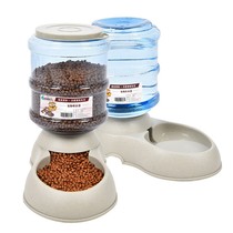 Keji drinking water feeding small dog grain storage barrel food basin puppy dog dog pet automatic feeder drinking water