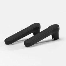 Smooth silicone safe door handle protective sleeve black anticollision cushion children anti-kowtow touch head door handle protective sleeve