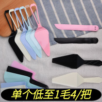 Birthday cake knife fork plate tableware set cake cutter disposable plastic independent bulk combination 100