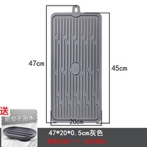 Silicone drain board Household dishes cups drain racks kitchen countertops heat insulation non-slip placemats pot mats large mats