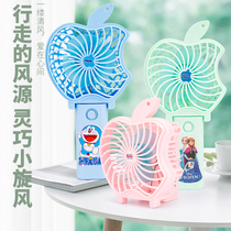 Electric pool hand pressure fan childrens toys outdoor portable mini light hand takes big wind kindergarten small fan