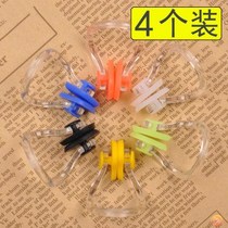 Choking water silicone (4 pieces) adult waterproof and anti-clip nose non-slip water-proof nose clip swimming swimming nose