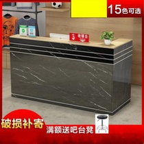 。 Mens clothing store front desk table hotel cashier restaurant bar front desk reception desk shop corner dedicated net red special